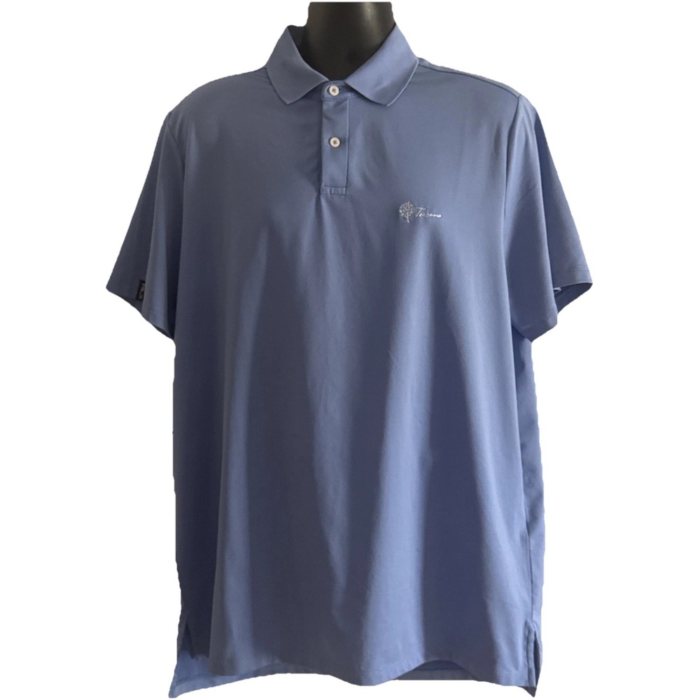 Ralph Lauren Polo Golf Toscana Logo Periwinkle Sz L Men's Shirt